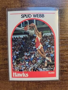 Spud Webb 1989-1990 NBA Hoops #115 - Atlanta Hawks - NBA - Fresh Pull
